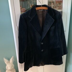 Scott Grey Ltd Vintage 70’s Men's Velvety Blazer euc